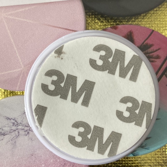 Cellphone Popsockets 6 Pieces Marble Pink Black - Picture 9 of 10